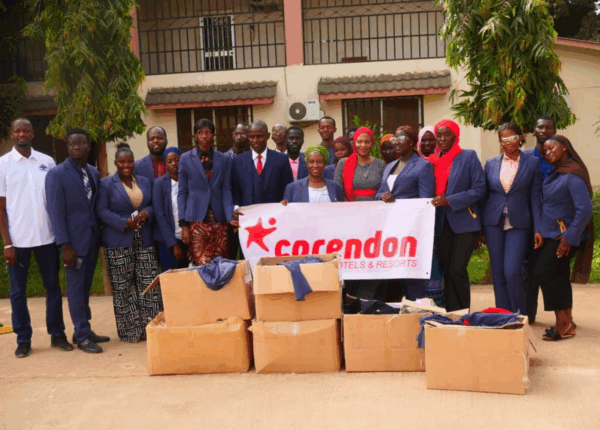 Giving back: Corendon Hotels & Resorts uniforms find new purpose in Gambia
